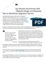 EINPresswire 688780877 One Smart Sheep Elevates Businesses With Expert Custom Website Design and Bespoke Wix To Wordpress Migration Service