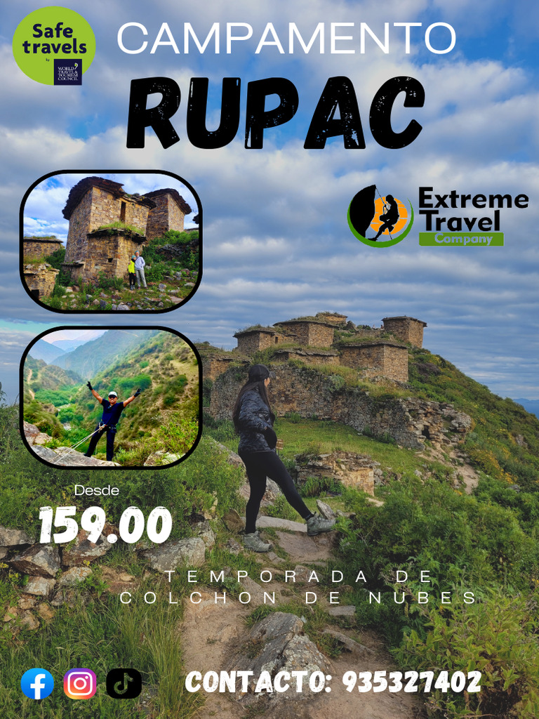 Aventura Rupac: Trekking y Rappel | PDF
