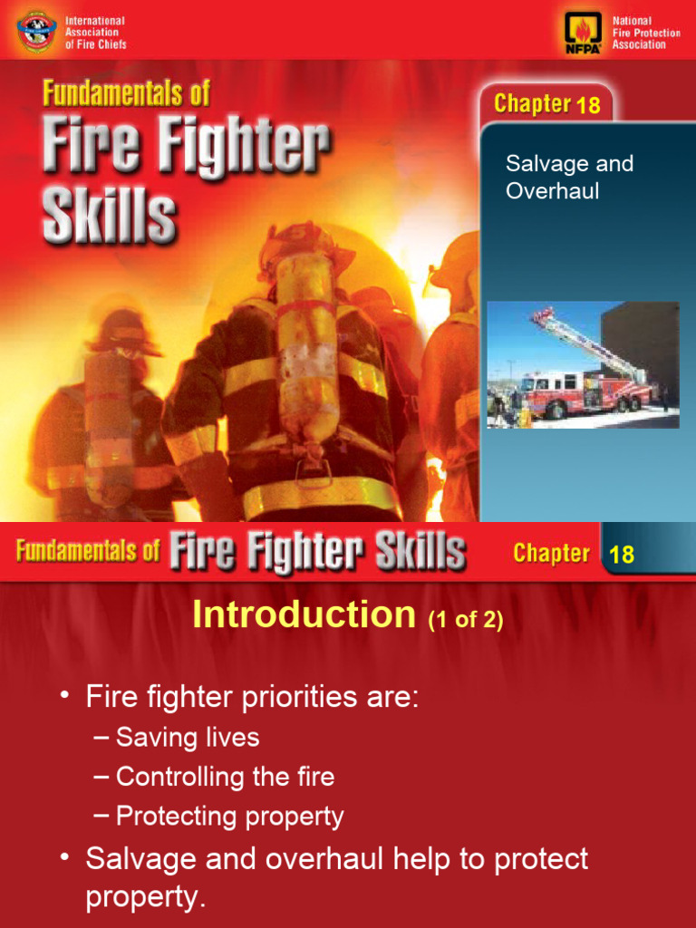 Salvage Overhaul | PDF | Firefighter | Marine Salvage