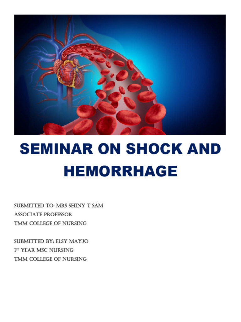 New PDF Seminar | PDF | Bleeding | Coagulation