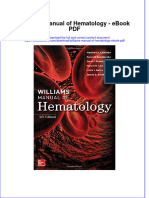 Ebook Williams Manual of Hematology PDF Full Chapter PDF