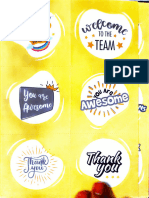 Appreciation - or - Gratitude - Stickers