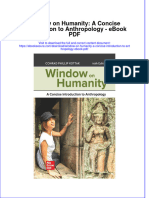 Download ebook Window On Humanity A Concise Introduction To Anthropology Pdf full chapter pdf