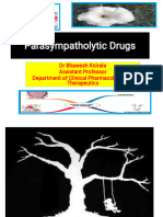 4,5,6) Parasympatholytic Drugs