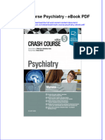 Ebook Crash Course Psychiatry PDF Full Chapter PDF