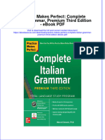 Download ebook Practice Makes Perfect Complete Italian Grammar Premium Third Edition Pdf full chapter pdf