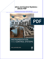 Download ebook Instrumentation And Control Systems Pdf full chapter pdf