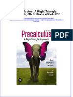 Ebook Precalculus A Right Triangle Approach 5Th Edition PDF Full Chapter PDF