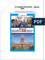 Download ebook Practicing Texas Politics Pdf full chapter pdf