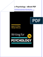 Ebook Writing For Psychology PDF Full Chapter PDF