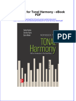 Download ebook Workbook For Tonal Harmony Pdf full chapter pdf