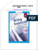 Download ebook Writing Analytically 8Th Edition Pdf full chapter pdf