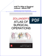 Ebook Zollingers Atlas of Surgical Operations PDF Full Chapter PDF