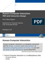 HCI and Interaction Design Human Compute