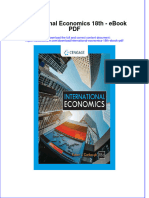Ebook International Economics 18Th PDF Full Chapter PDF