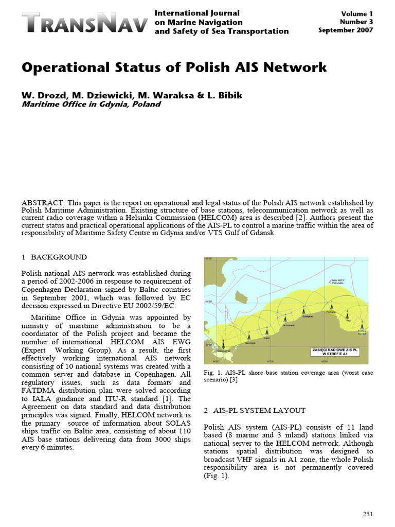 Polish AIS Network Operational Report | PDF | Computer Network ...