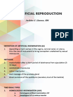 Artifical Reproduction