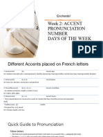 Accent, Pronunciation, Number, Days of The Week