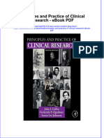 Download ebook Principles And Practice Of Clinical Research Pdf full chapter pdf