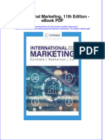 Ebook International Marketing 11Th Edition PDF Full Chapter PDF