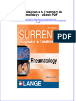 Ebook Current Diagnosis Treatment in Rheumatology PDF Full Chapter PDF