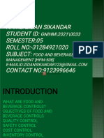 Zidan Sikandar F&B Management 31284921020