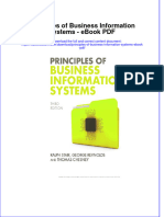 Download ebook Principles Of Business Information Systems Pdf full chapter pdf