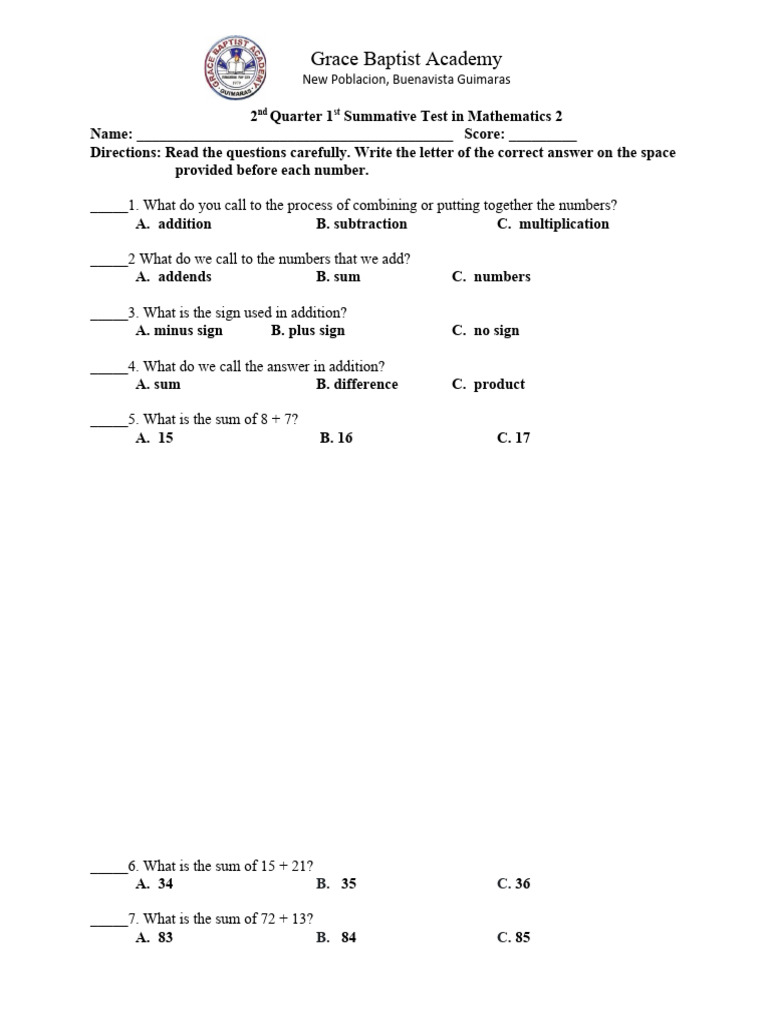 2nd 1st math 3 and 6 download free pdf summation abstract algebra