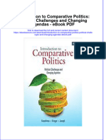 Download ebook Introduction To Comparative Politics Political Challenges And Changing Agendas Pdf full chapter pdf