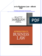 Ebook Introduction To Business Law PDF Full Chapter PDF
