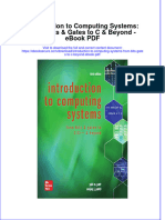 filedate_188Download ebook Introduction To Computing Systems From Bits Gates To C Beyond Pdf full chapter pdf