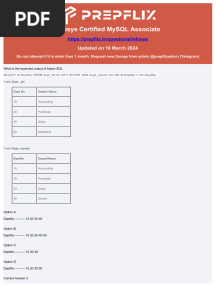 Mysql Associate