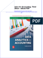 Download ebook Data Analytics For Accounting Third Edition Pdf full chapter pdf