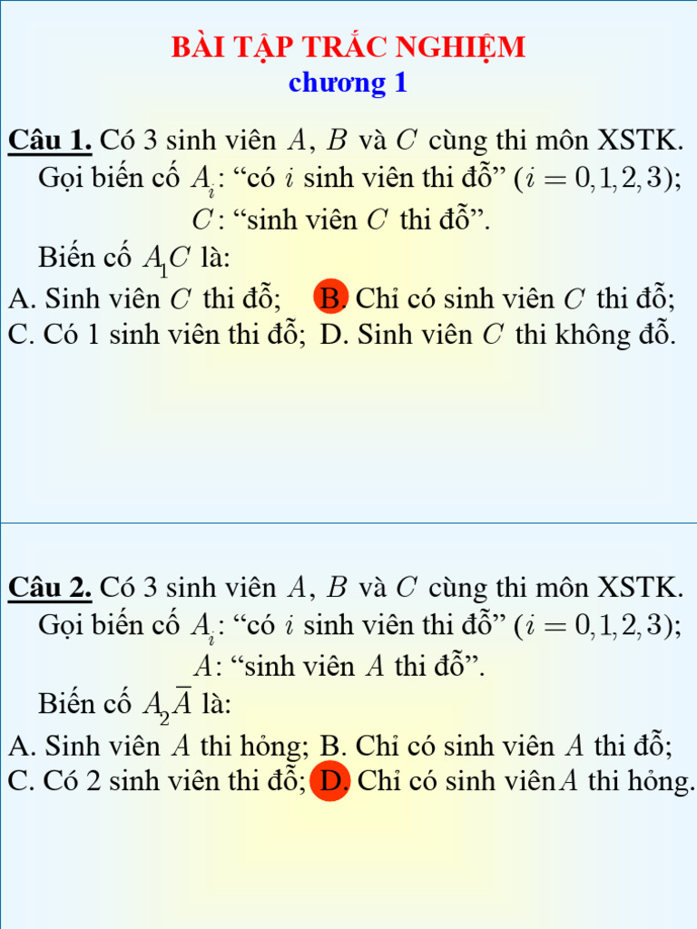 Bai TP TRC Nghim CHNG 1 | PDF