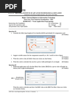 HNDIT1012 Visual Programming - Question - PaperV1.1 - Password Added