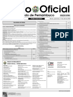 Estado de Pernambuco: Diário Oficial