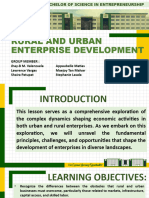 GROUP5 Rural and UrbanEnterprise Development