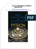 Download ebook Data Structures Algorithms In Python Pdf full chapter pdf