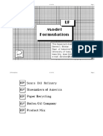 LP Formulations