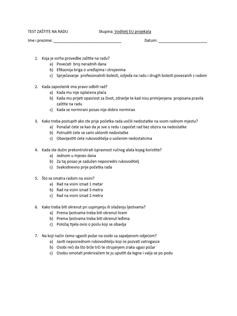 Test ZNR | PDF