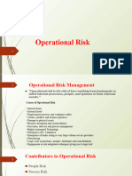 Chapter 10 - Operational Risk Management