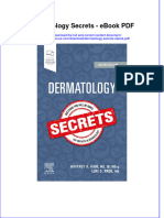 Download ebook Dermatology Secrets Pdf full chapter pdf