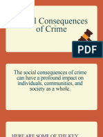 Social Consequences of Crime