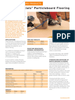 Particleboard Flooring TDS