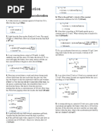 3 Rectilinear Motion