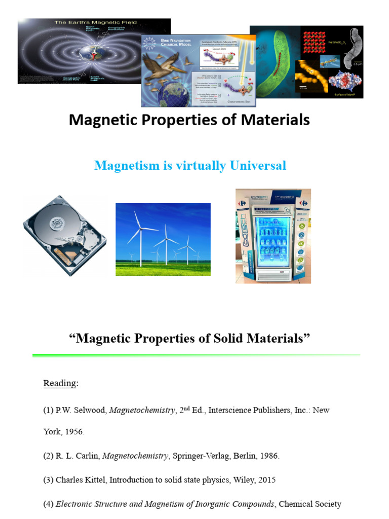 Magnetic Materials | PDF | Ferromagnetism | Magnetism