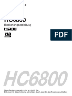 Mitsubishi Beamer HC6800 Manual