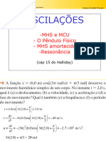 Oscilacões Harmônicas Simples