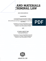 Cases and Materials On Criminal Law Seco