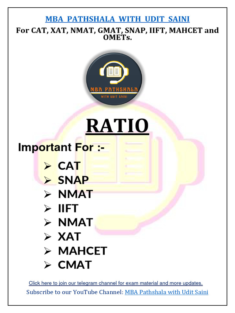 01 Ratio Sheet 01 Pdf Mathematics